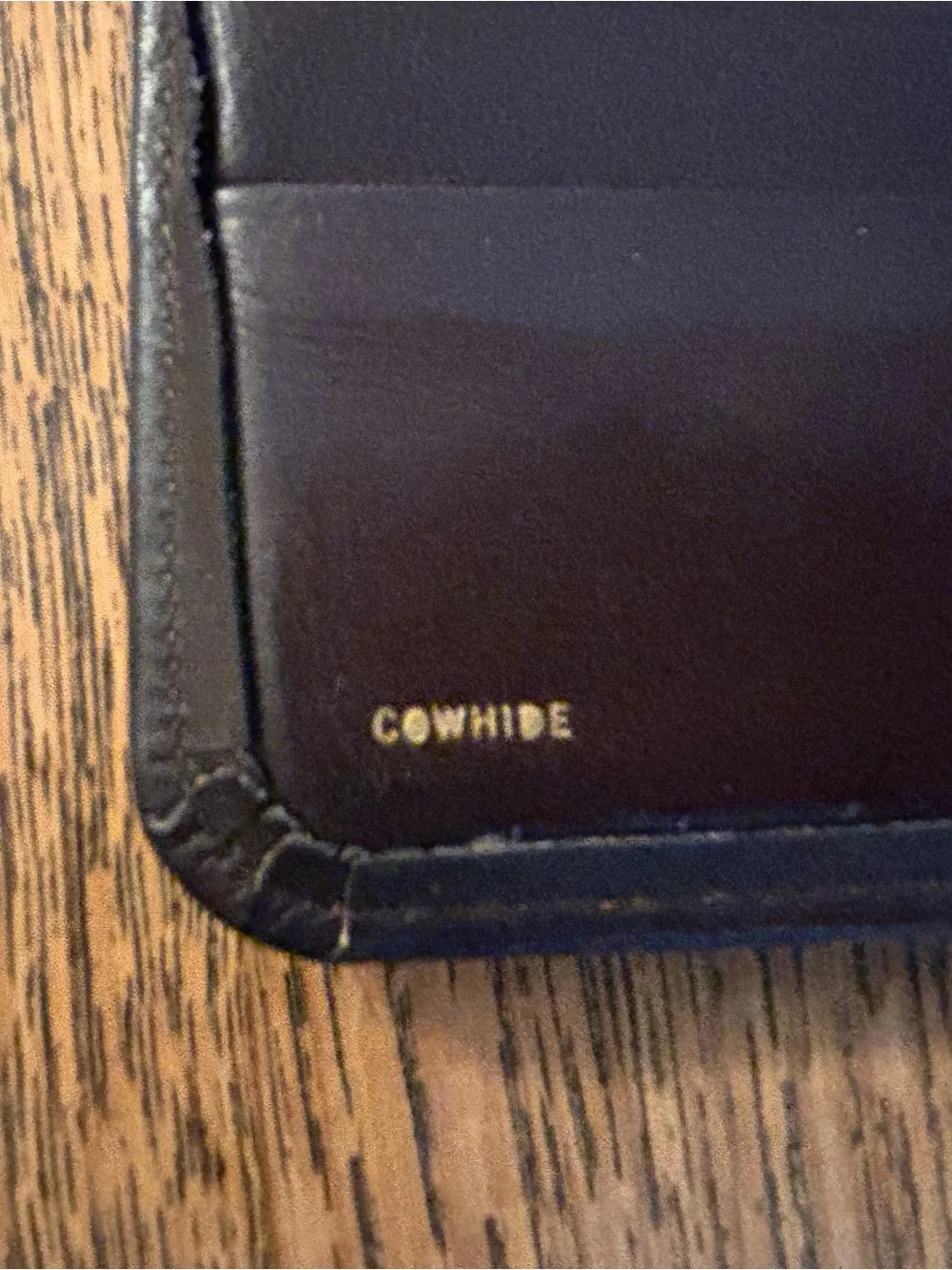 Four Vintage Black and Brown Leather Men's Wallets